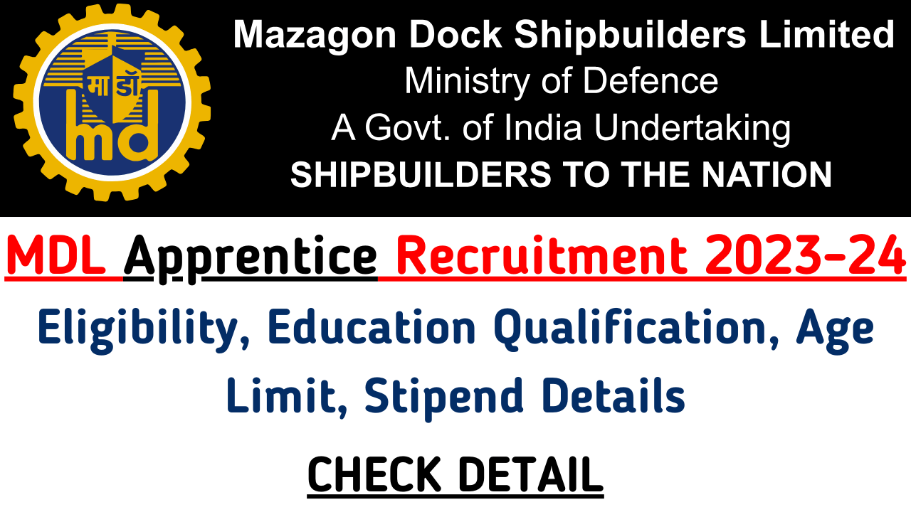 MDL Apprentice Recruitment 2023