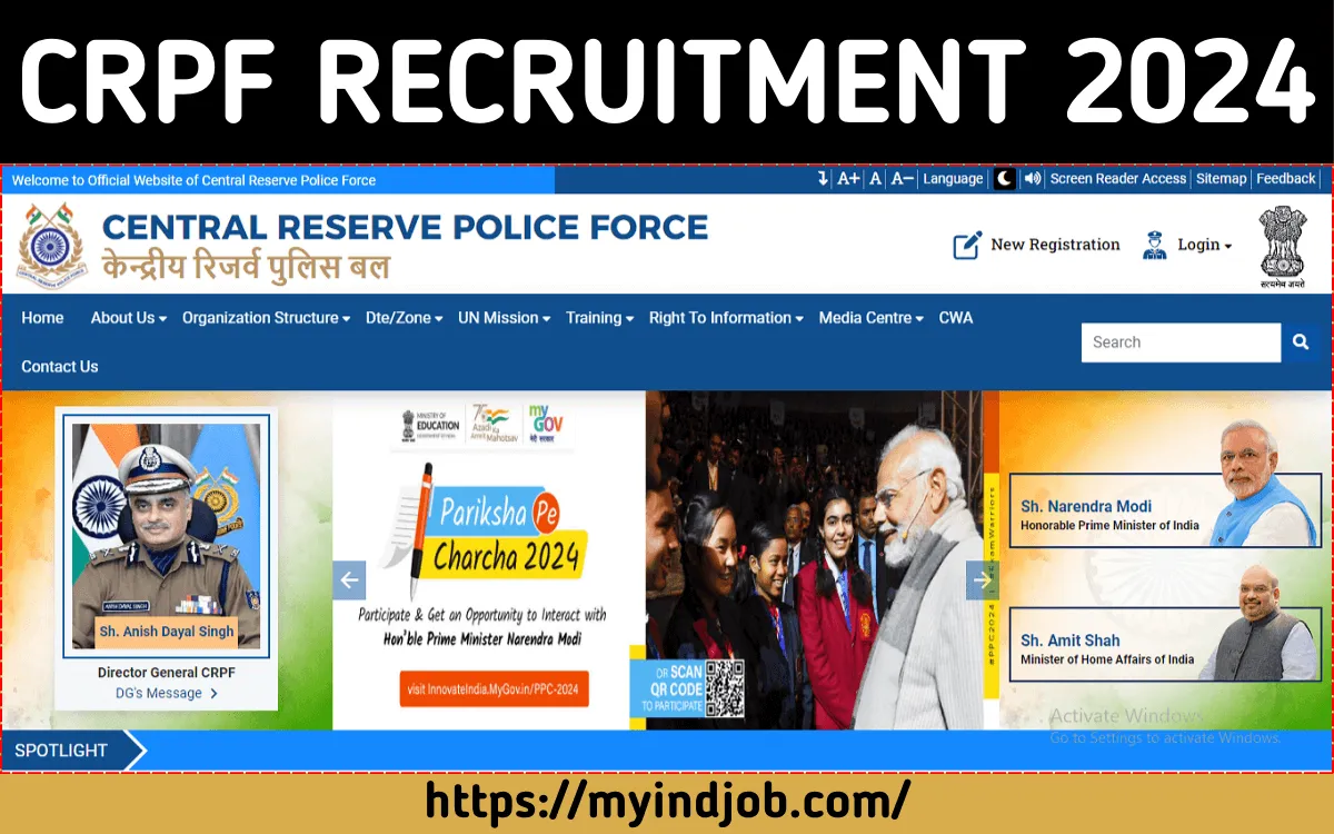 CRPF Constable GD Sports Quota Recruitment 2024