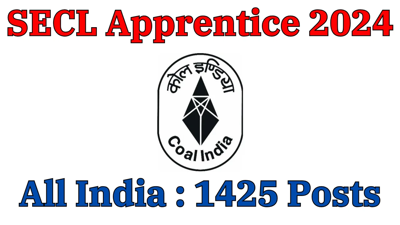 SECL Apprentice Recruitment 2024