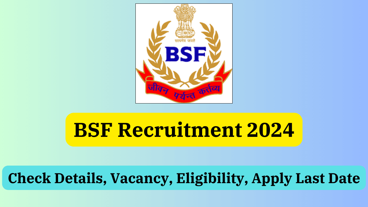BSF Air Wing and Engineering Recruitment 2024